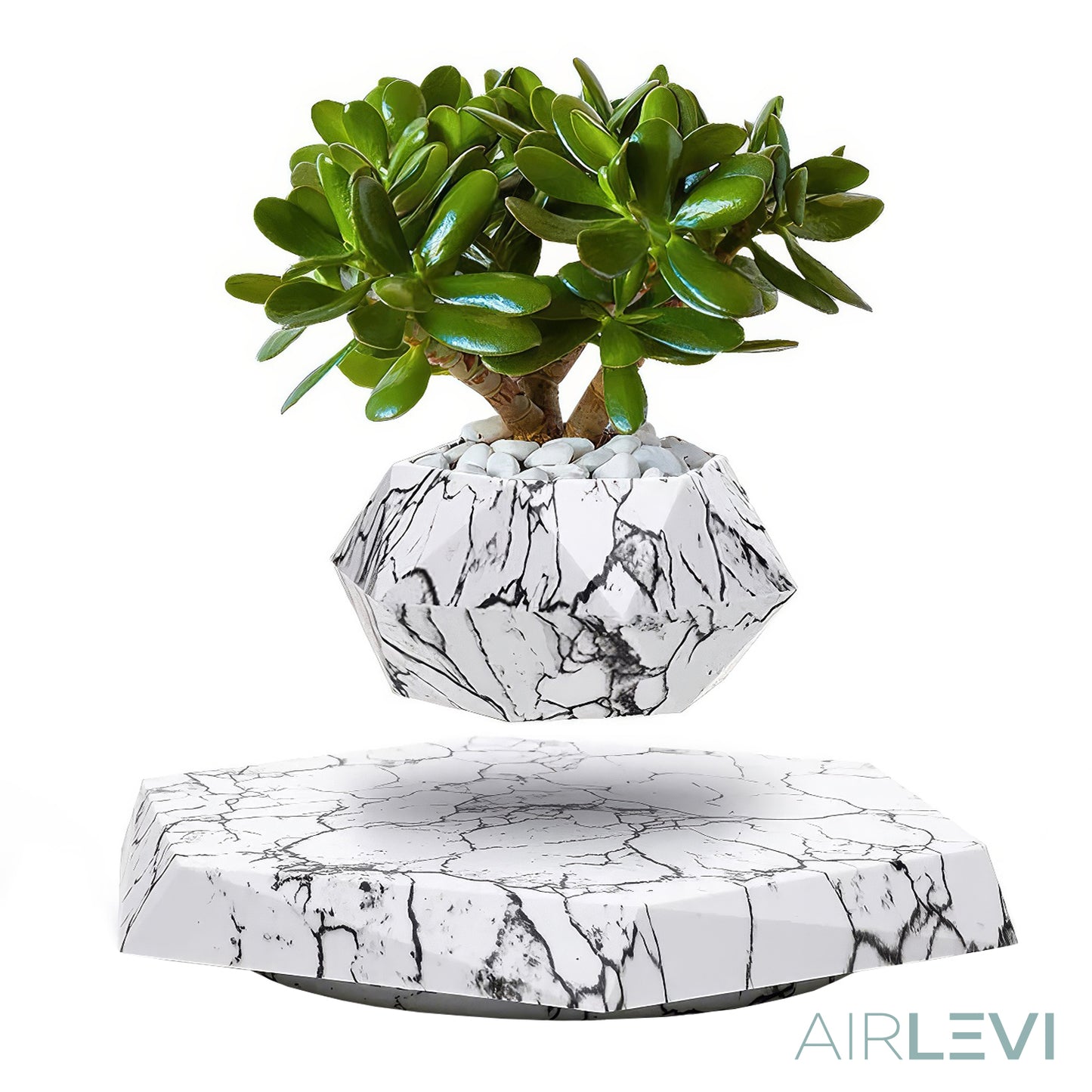 AirLevi™ Hexagon Base Flying Bowl Marble