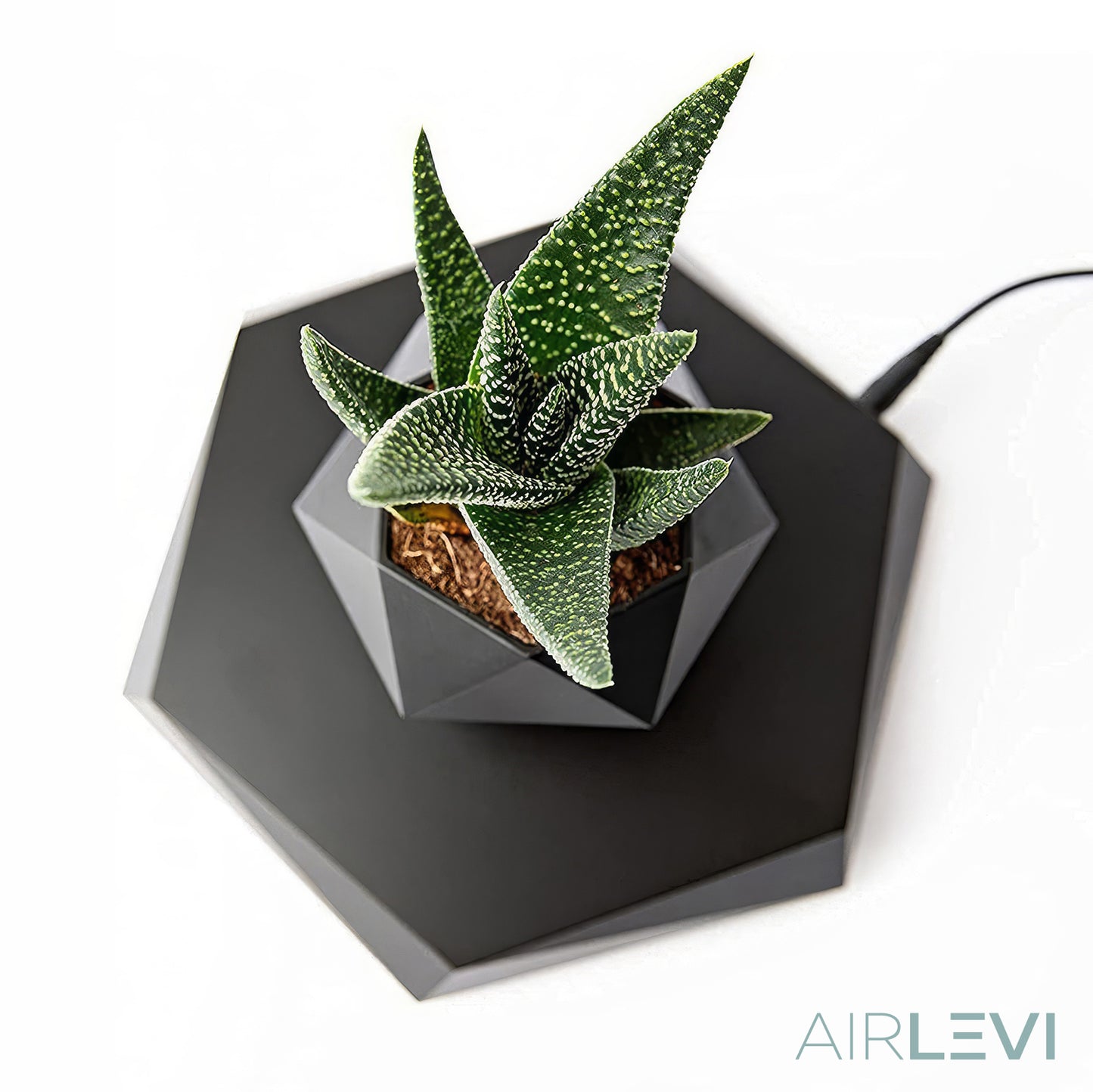 AirLevi™ Hexagon Base Flying Bowl Black