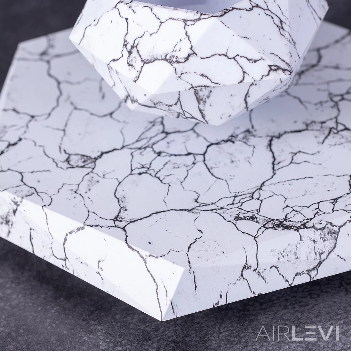 AirLevi™ Hexagon Base Flying Bowl Marble