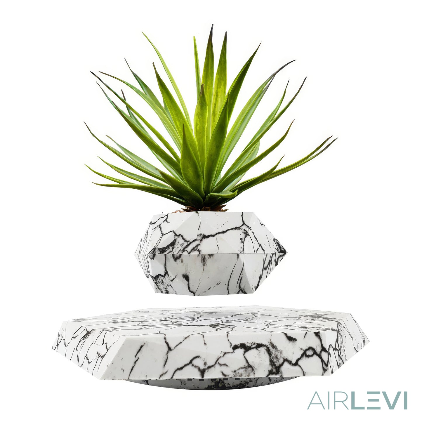 AirLevi™ Hexagon Base Flying Bowl Marble