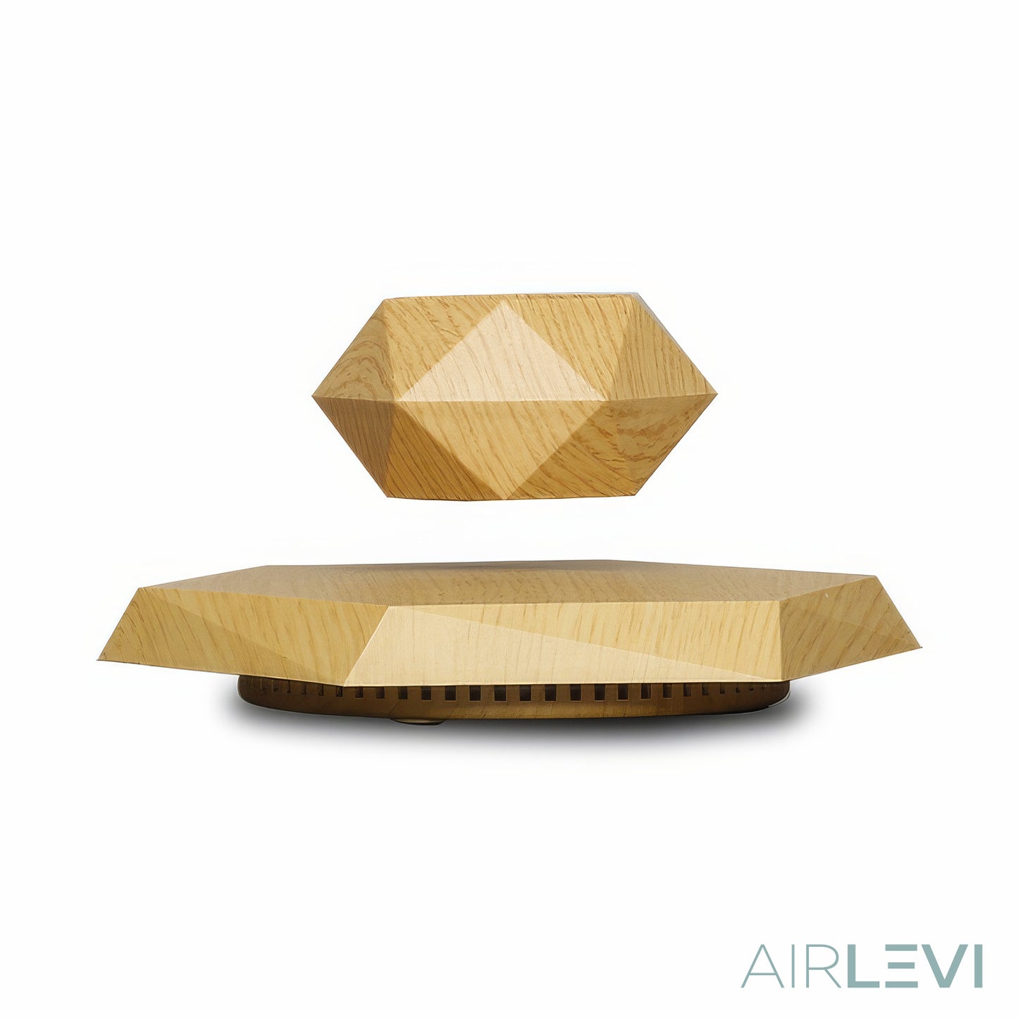 AirLevi™ Hexagon Base Flying Bowl Wood