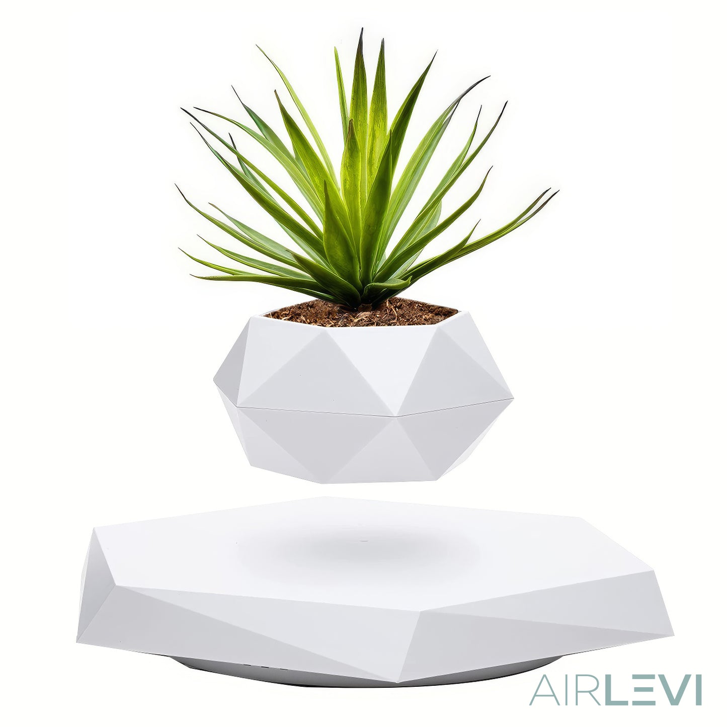 AirLevi™ Hexagon Base Flying Bowl White